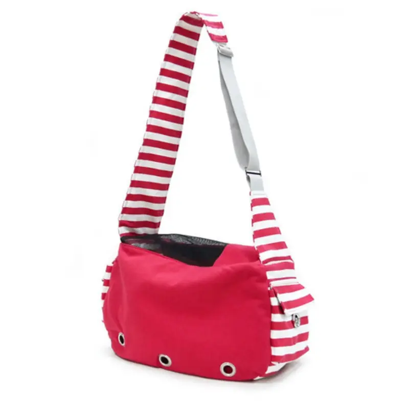 Pet Dog Soft Sling Bag - Red