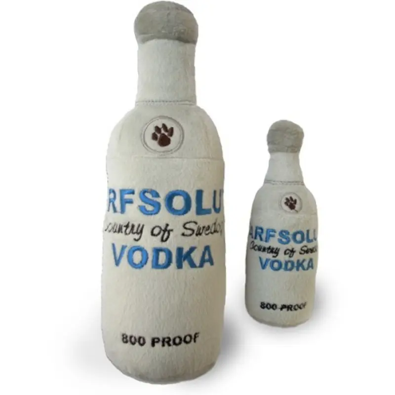 Arfsolut Vodka Plush Dog Toy Small