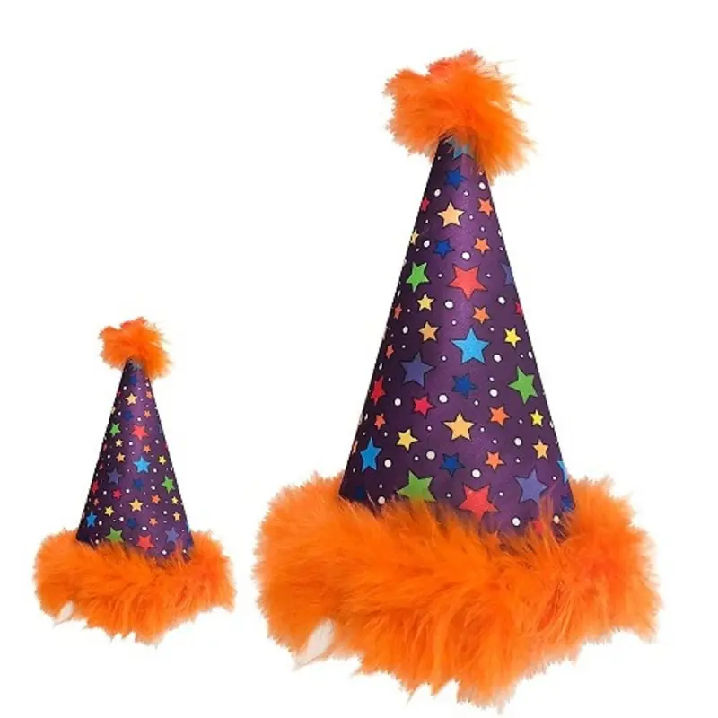 Party Time Circus Stars Dog Hat Small