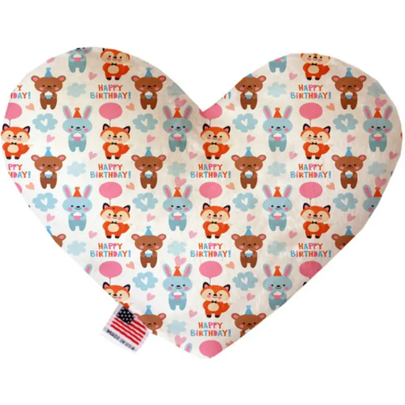 Birthday Buddies Bone or Heart Dog Toy, More Sizes