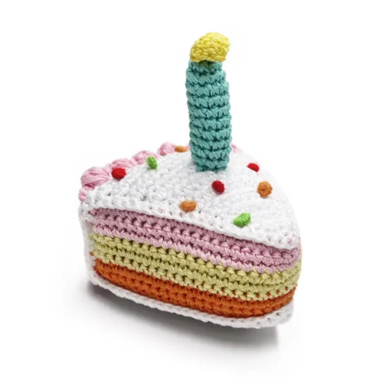 Birthday Cake PAWer Squeaker Dog Toy One Size