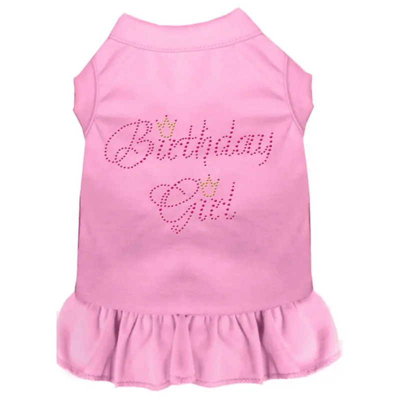 Birthday Rhinestone Dog Dress - More Colors