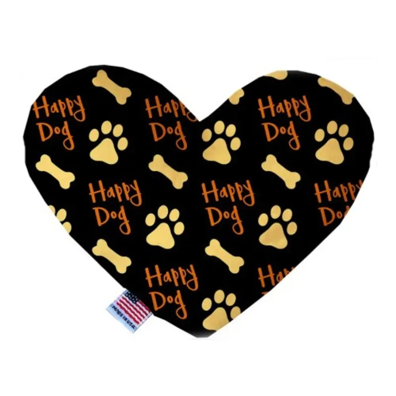 Happy Dog Bone or Heart Dog Toy, More Sizes