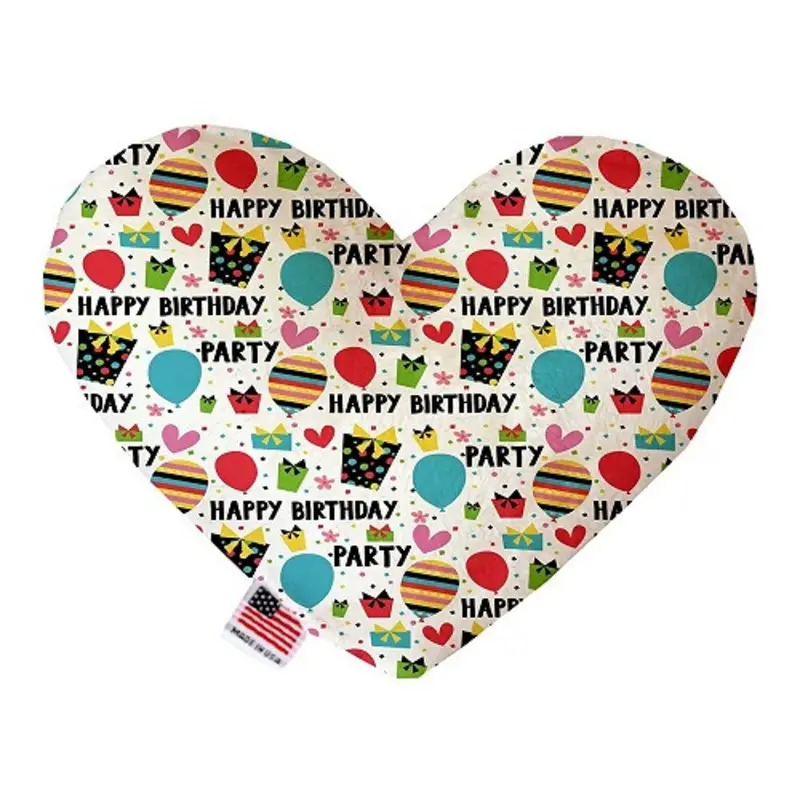 Heart Dog Toy -  Happy Birthday, 2 Sizes