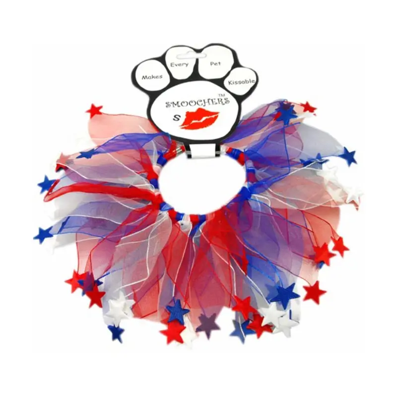 Smoochers Dog and Cat Scrunchie - Patriotic Stars X-Large