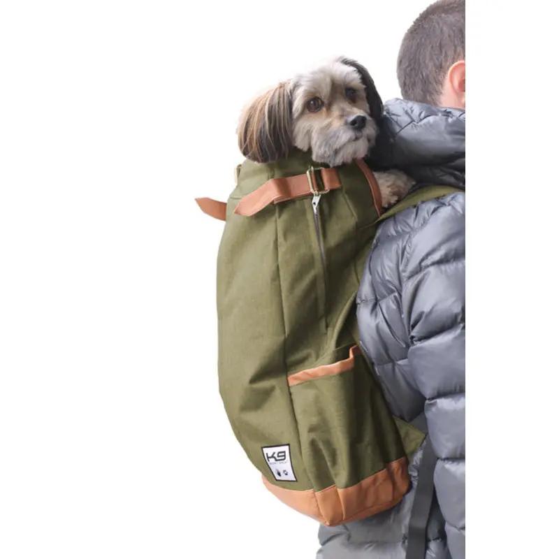 Urban Pet Backpack Carrier - Olive Green XS