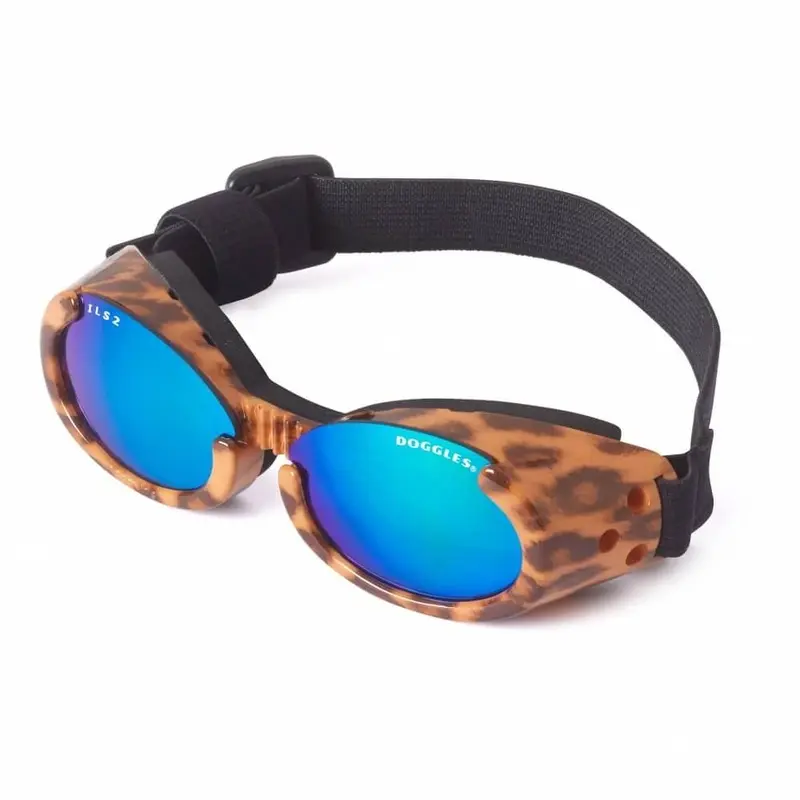 Doggles - ILS2 Leopard Frame with Mirror Lens X-Small - Out of Stock!