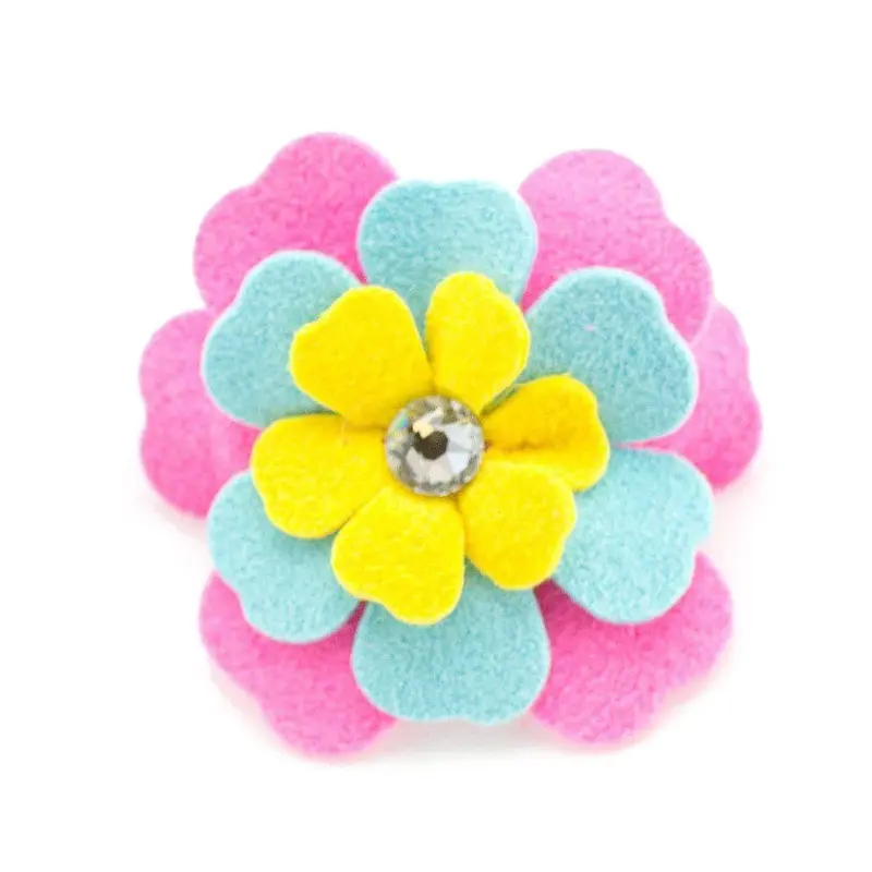 Susan Lanci Garden Fantasy Flower Dog Hair Bow