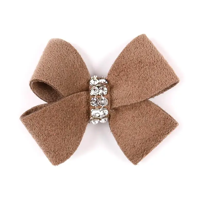 Nouveau Bow Dog Hair Bow by Susan Lanci - Fawn X-Small