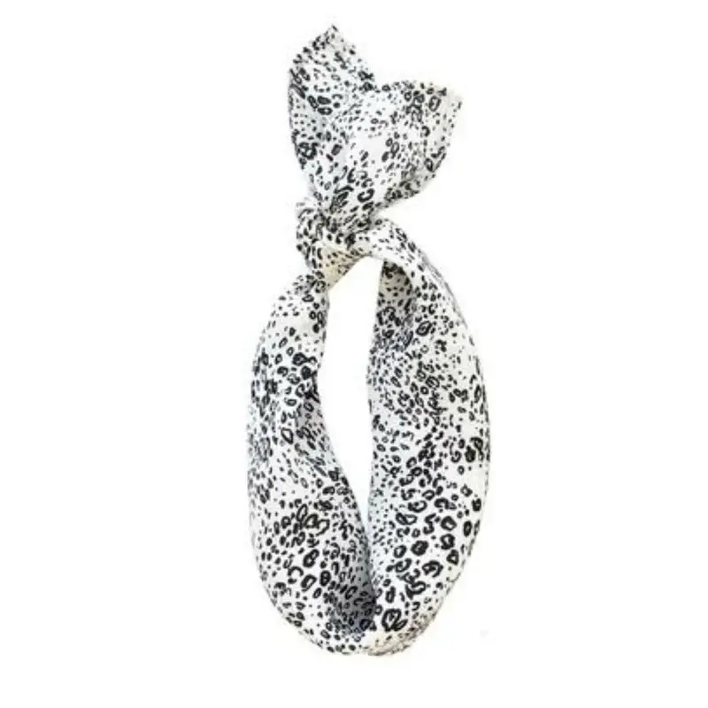 Dog Threads Silk Dog Bandana/ Human Scarf - Luxe Leopard