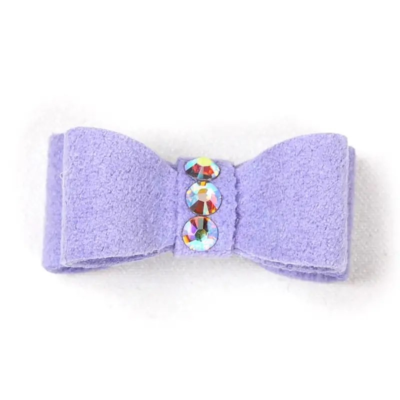Susan Lanci Dog Hair Bow 2-Piece Set - French Lavender Teacup
