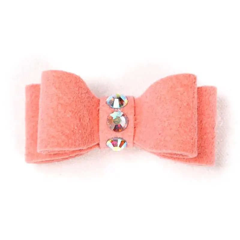 Susan Lanci Dog Hair Bow 2-Piece Set - Peaches and Cream Teacup - Out of Stock!