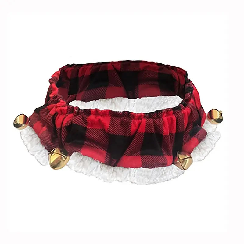 Huxley & Kent Holiday Pet Ruff - Buffalo Check X-Small