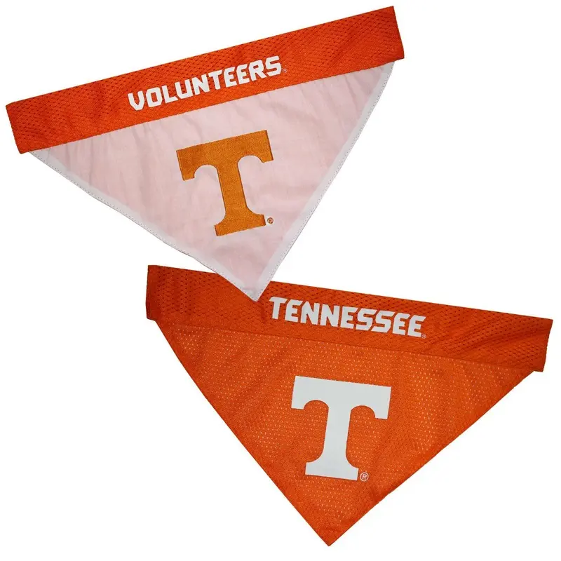 Tennessee Volunteers Reversible Dog Bandana Collar Slider Small/Medium