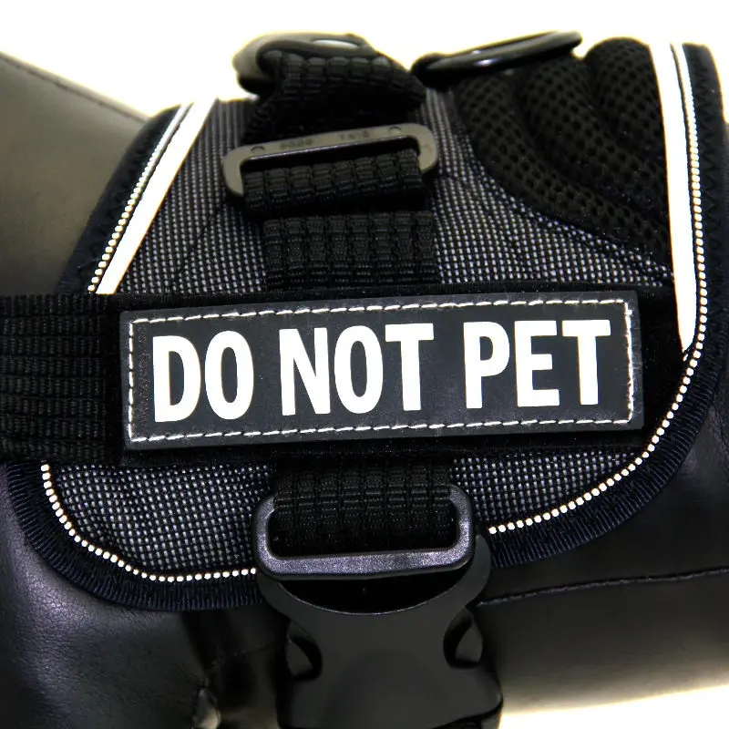 EzyDog Side Patches for Convert Harness - Do Not Pet Small