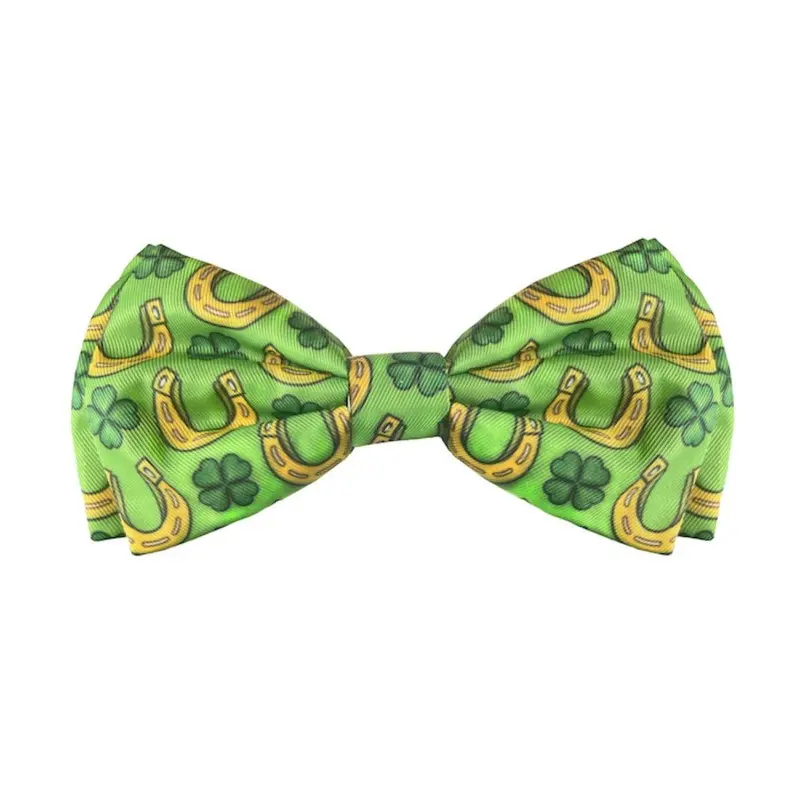 Huxley & Kent Dog and Cat Bow Tie Collar Attachment - Lucky Charm Small