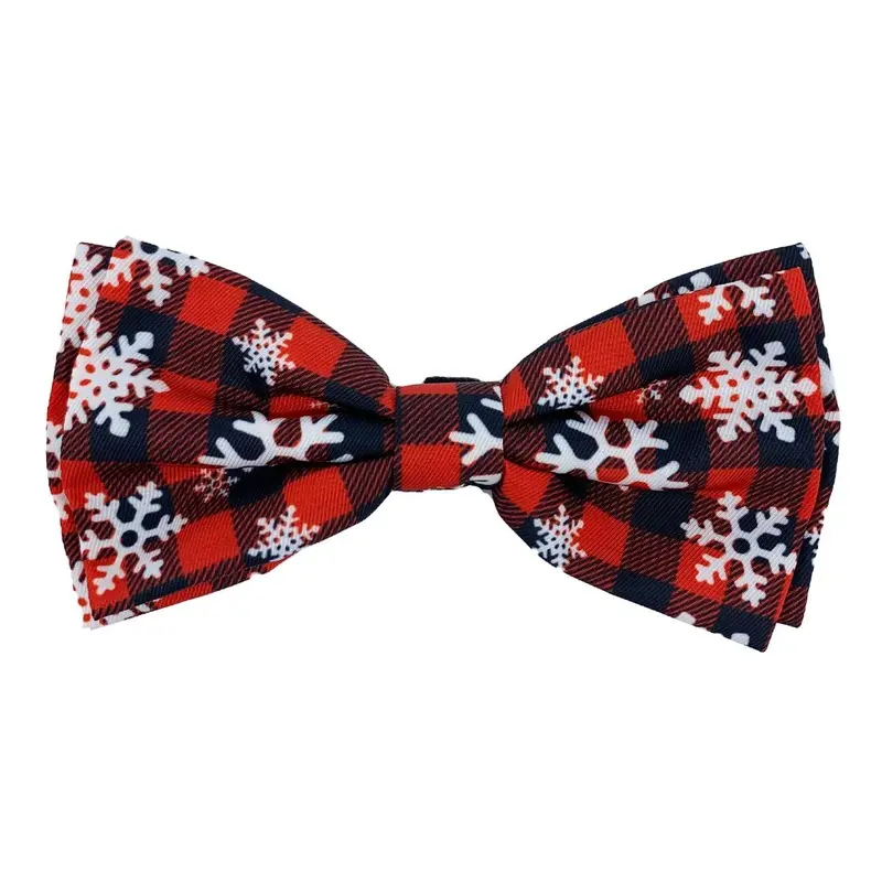Huxley & Kent Holiday Dog and Cat Bow Tie - Buffalo and Snow Small - Out of Stock!