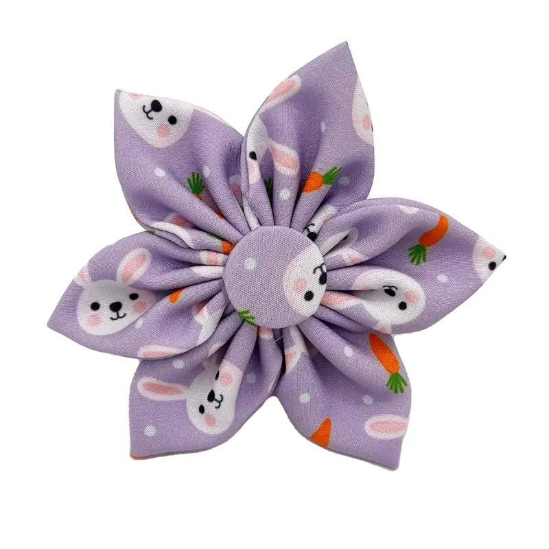 Huxley & Kent Pinwheel Dog and Cat Collar Attachment - Funny Bunny Small - 2.5"