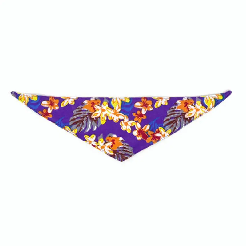 Push Pushi Hawaiian Dog Bandana - Purple 2X-Large