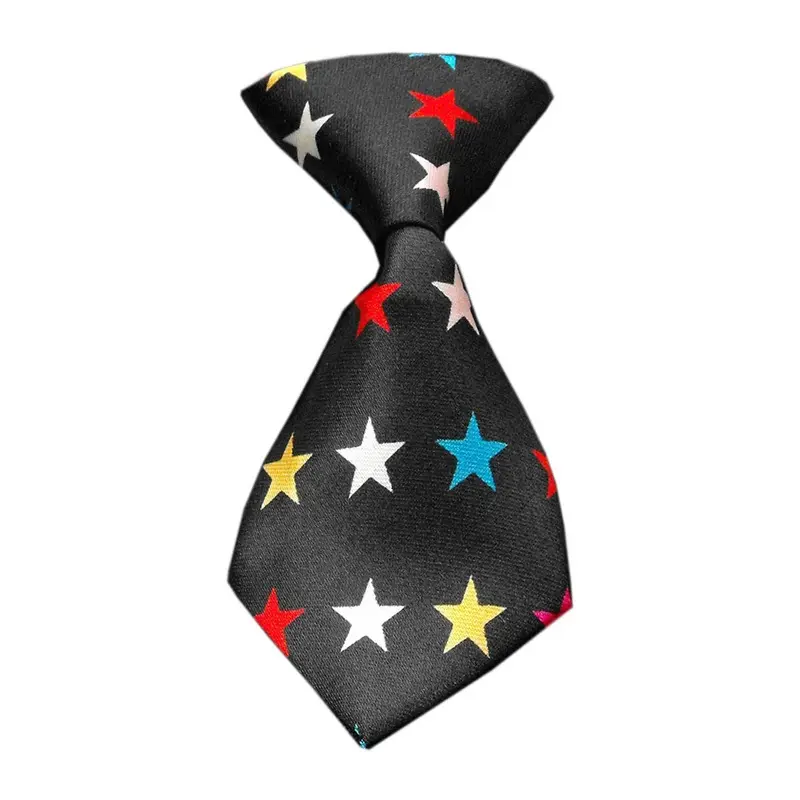 Confetti Stars Dog Neck Tie
