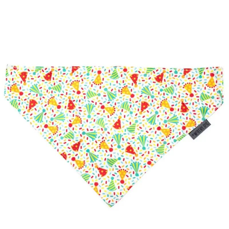 Worthy Dog Celebrate Dog and Cat Bandana Collar Attachment Small