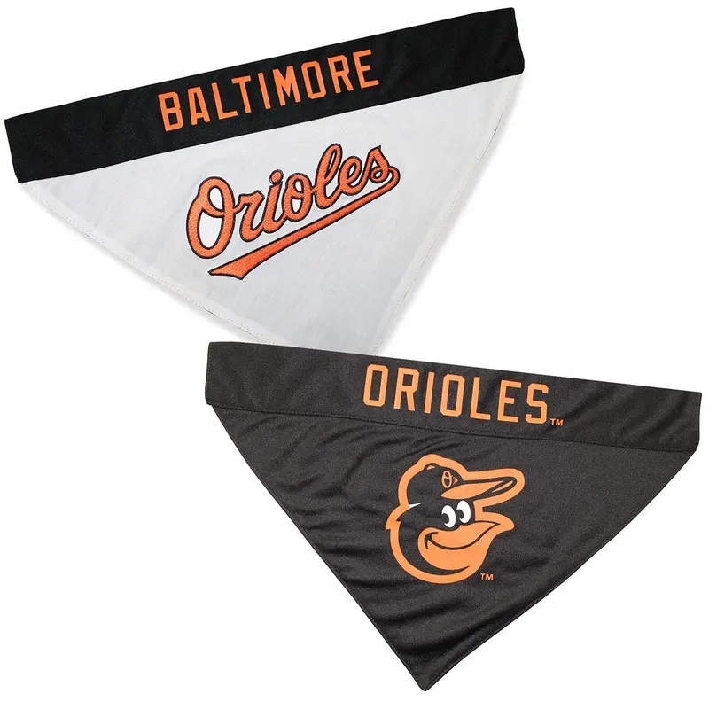 Baltimore Orioles Reversible Dog Bandana Collar Slider Large/X-Large