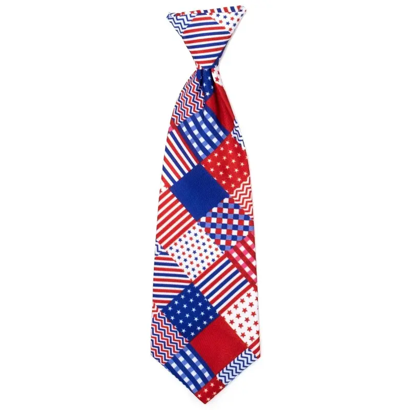 Worthy Dog Americana Dog and Cat Long Neck Tie Collar Attachment Small