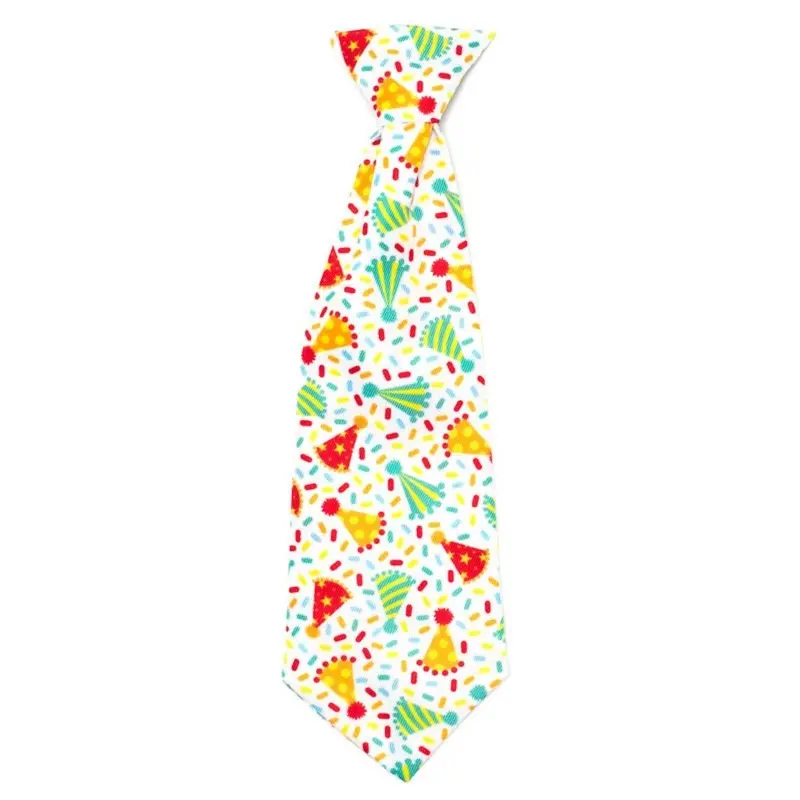 Worthy Dog Celebrate Dog and Cat Long Neck Tie Collar Attachment Small