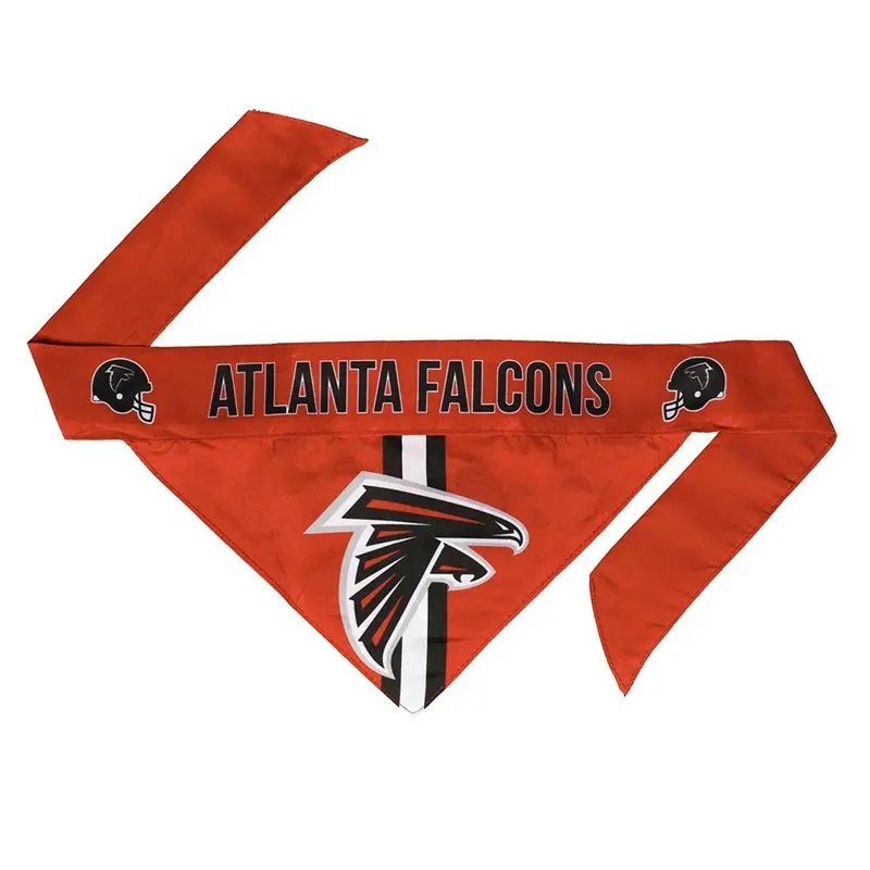 Little Earth Atlanta Falcons Tie On Dog Bandana Large