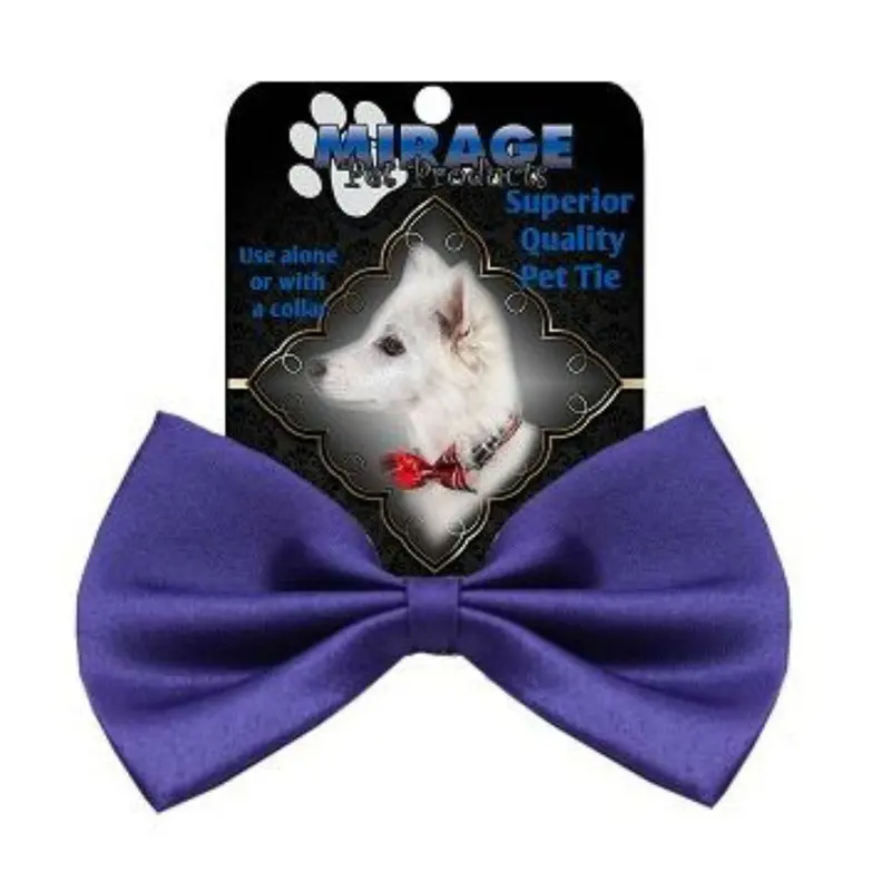 Plain Dog Bow Tie - Purple One Size - Out of Stock!
