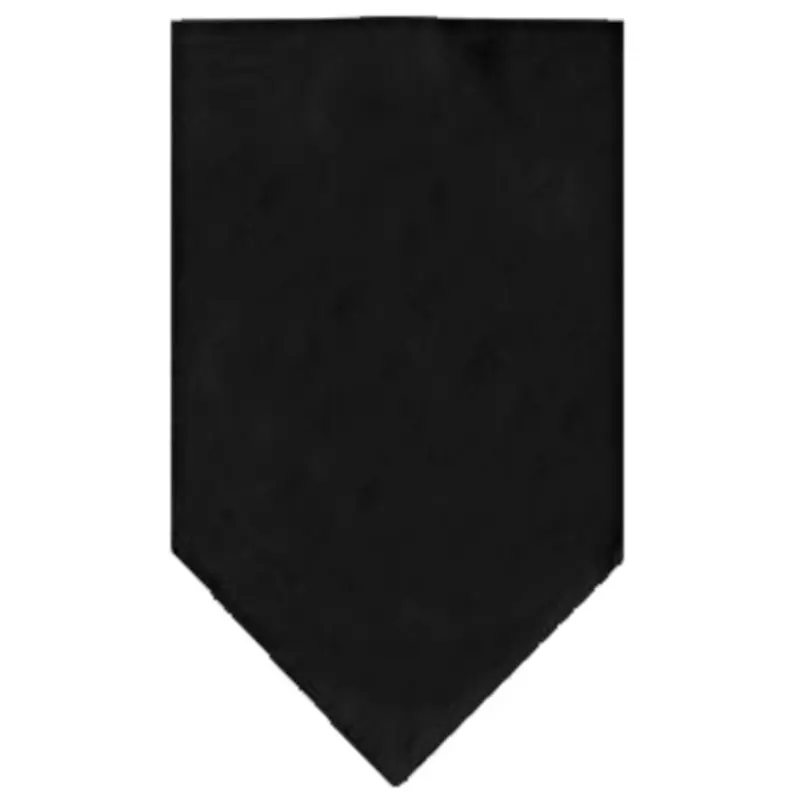 Plain Dog Bandana - Black Small