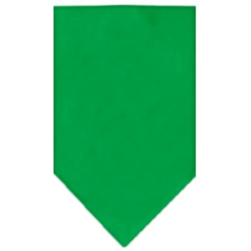 Plain Dog Bandana - Emerald Green Small