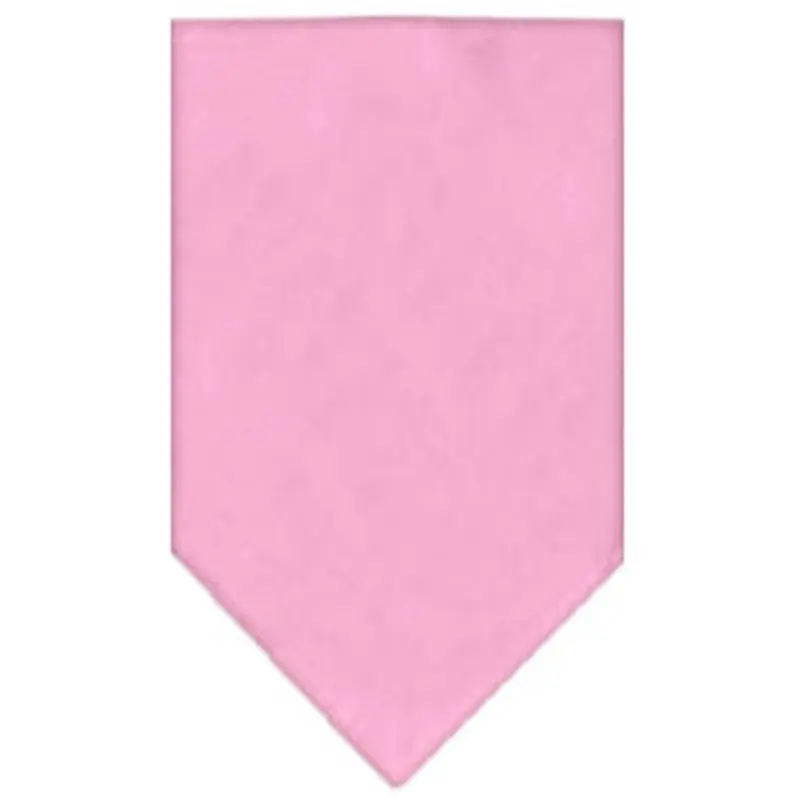 Plain Dog Bandana - Light Pink Small