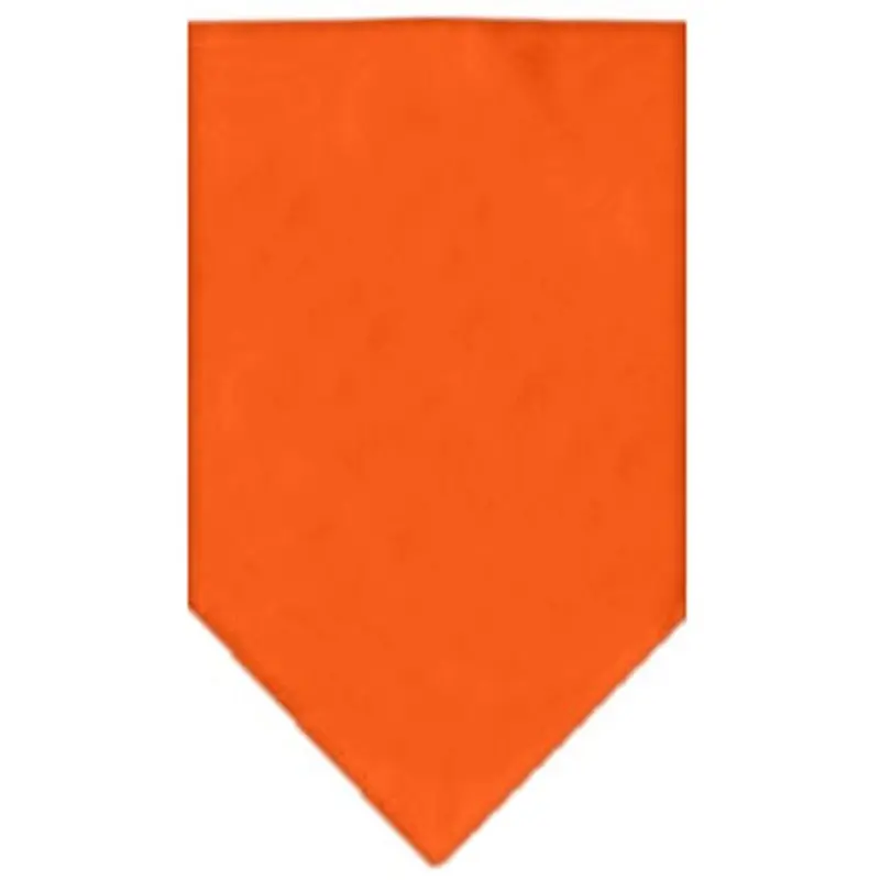 Plain Dog Bandana - Orange Small