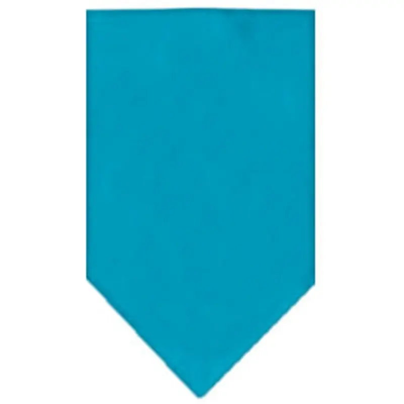 Plain Dog Bandana - Turquoise Small