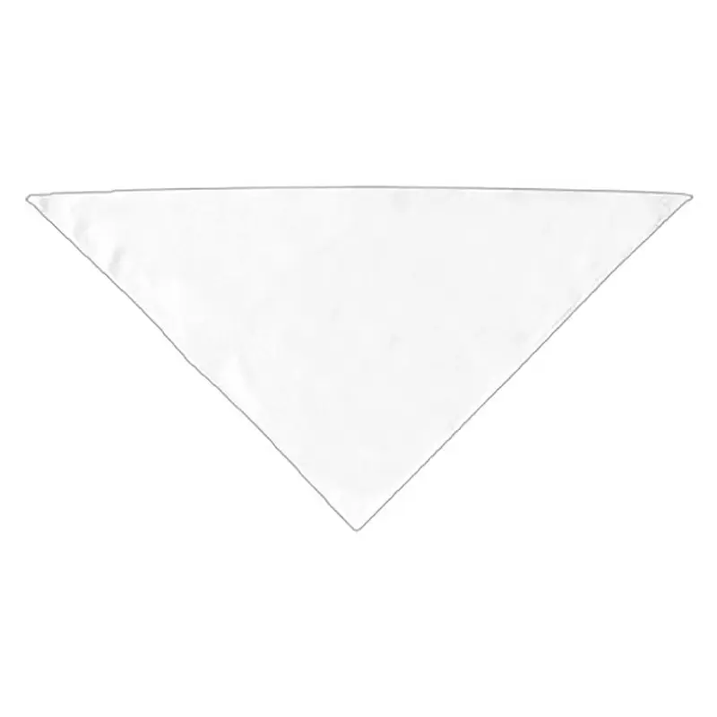 Plain Dog Bandana - White Small
