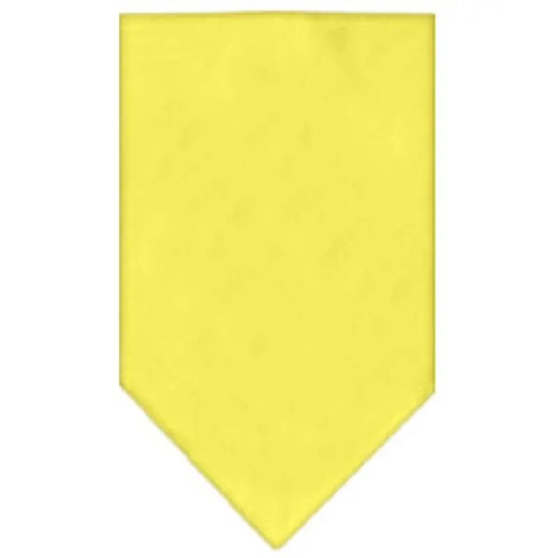 Plain Dog Bandana - Yellow Small