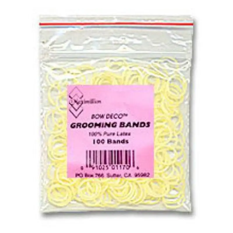 Plain Latex Dog Hair Bands  5/16" Diameter