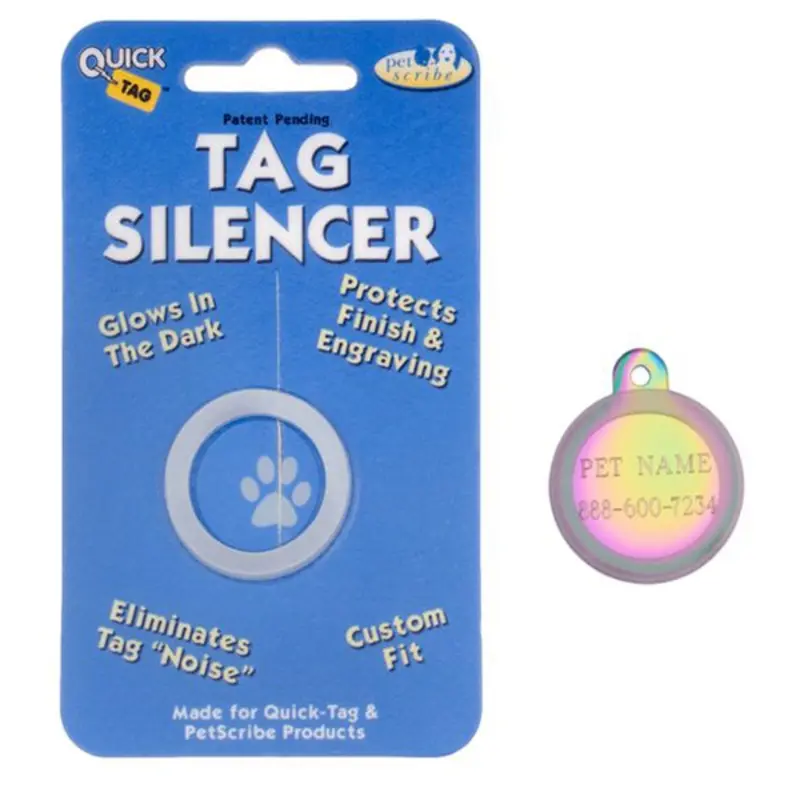 Circle Pet Tag Silencer Small Circle - Out of Stock!