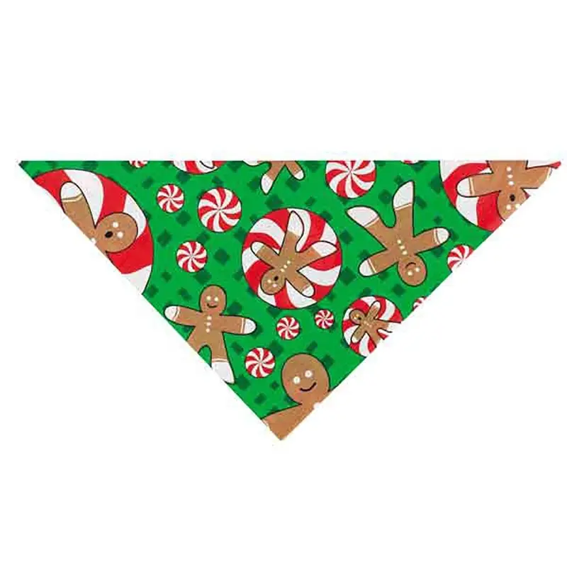 Holiday Gingerbread Men Dog Bandana
