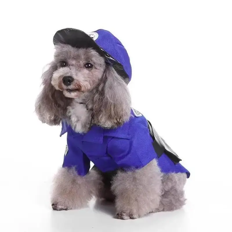 Pet Life Pawlice Pawtrol Police Pet Dog Costume Uniform X-Small
