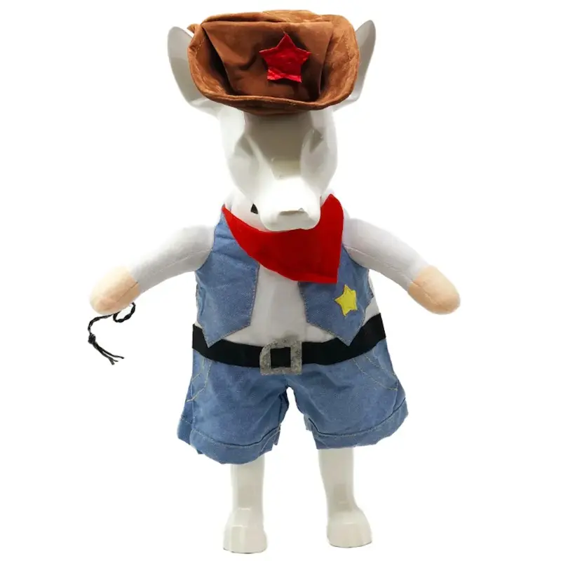 Pet Life Rodeo Bones Cowboy Pet Dog Costume Uniform X-Small - Free Shipping!