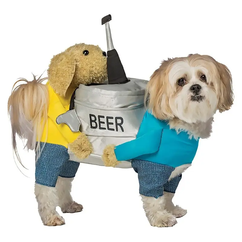 Rasta Imposta Carrying Beer Keg Dog Costume X-Small/Small