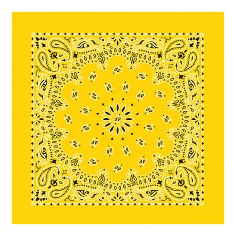 Top Performance Classic Paisley Dog Bandana - Lemon
