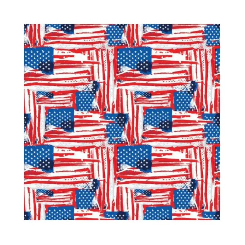 Top Performance Painted American Flag Dog Bandana