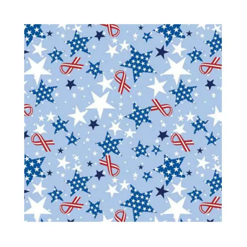 Top Performance Patriotic Ribbons and Stars Dog Bandana