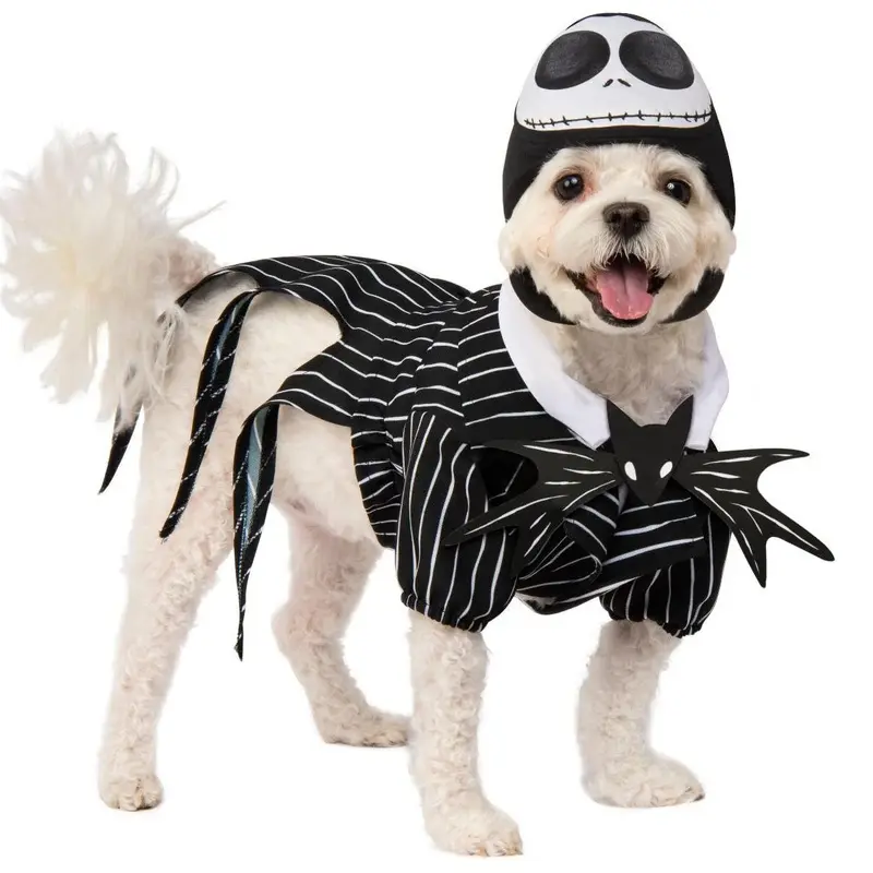 Nightmare Before Christmas Jack Skellington Dog Costume by Rubies Small - Out of Stock!
