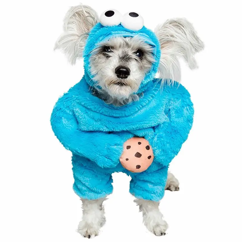 Pet Krewe Sesame Street Cookie Monster Dog Costume Small - Out of Stock!