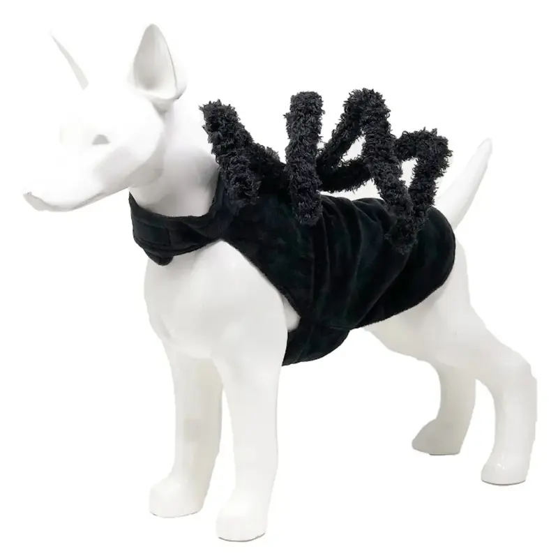 Pet Life Creepy Webs Holiday Spider Pet Dog Costume X-Small