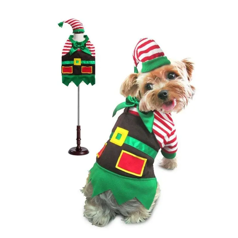 Puppe Love Santa's Elf Dog Costume Size 5